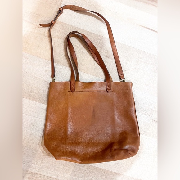 Madewell The Medium Transport Tote English Saddle Leather - Picture 5 of 6